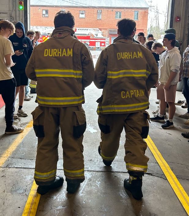Brothers training with the Durham Fire Department